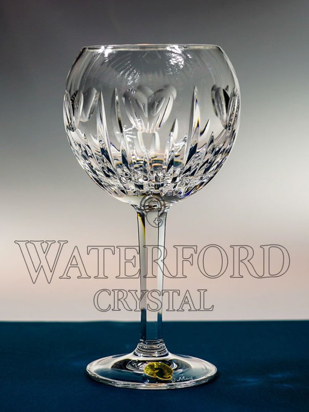RARE Waterford Crystal – Millennium “Love” Toasting Goblet Signed by Fred Curtis